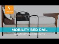 Stander mobility bed rail assembly instructions