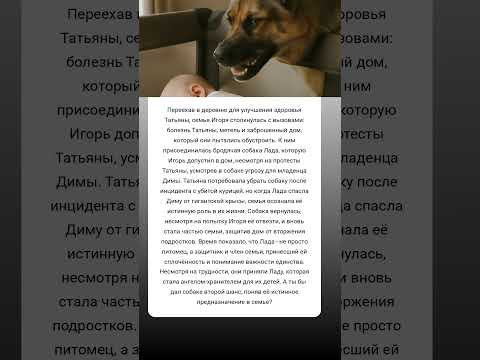 🐕 Как бродячая собака стала ангелом-хранителем нашей семьи? #семья #история