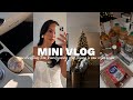 vlog: new christmas tree, friendsgiving prep, trying a new coffee order