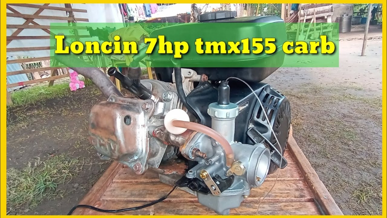 7Hp High Speed Engine Loncin Convert To 24Mm Keihin Carb.