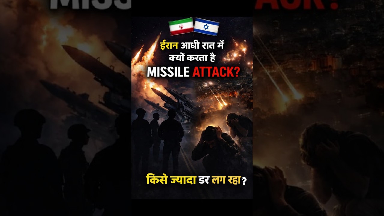ईरान रात के अंधेरे में ही हमला क्यों करता है? 🇮🇷#defensenews #middleeast #IranIsraelWar #Geopolitics