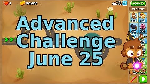 Bloons TD 6 Advanced Challenge | 2.2.2 Monkey VS 5%Moab | No MK No Powers | June 25 2022