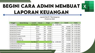 Belajar Cepat! Cara Membuat Laporan Keuangan di Excel (cara membuat petty cash di excel)