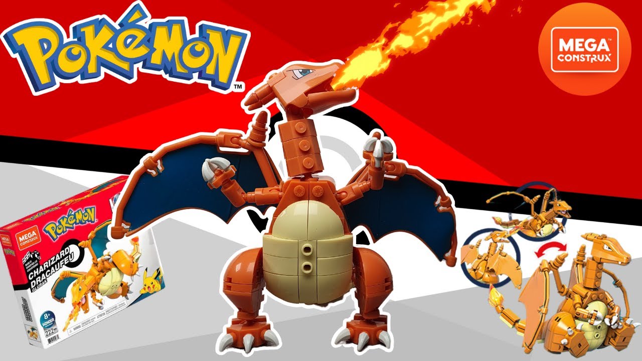 MEGA CONSTRUX CHARIZARD - Assembly, test and review of this LEGO POKEMON!  