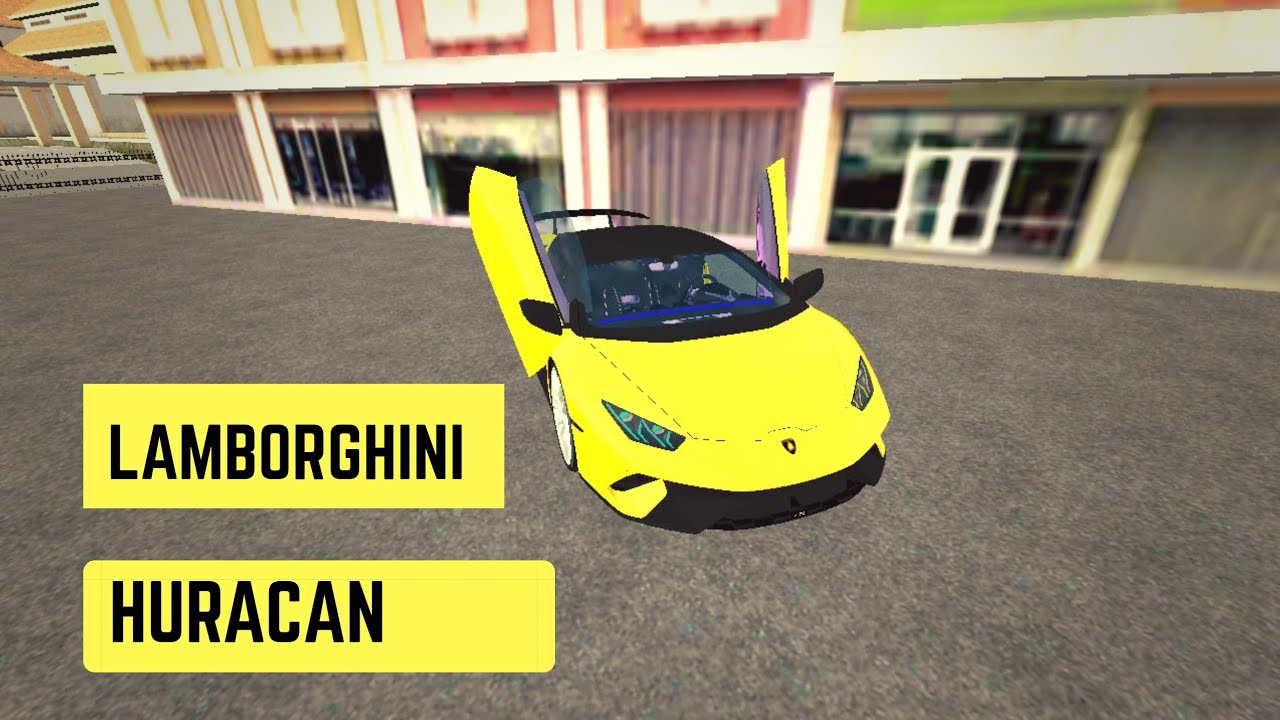  MOD  BUSSID  LAMBORGHINI  HURACAN  BUS SIMULATOR INDONESIA 