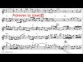 Forever In Love永浴愛河(原音)動態性樂譜(Soprano Sax Bb)  Kenny G
