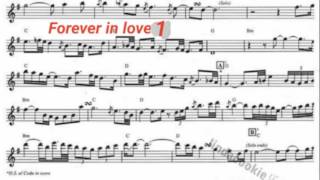 Forever In Love永浴愛河(原音)動態性樂譜(Soprano Sax Bb)  Kenny G