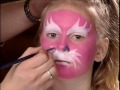 Мастер класс аквагрим розовый котенок. Face painting (faceart) Pink Cat.