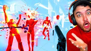 WORLD RECORD "SUPERHOT VR" SPEEDRUN... W/ REAL LIFE JOHN WICK!