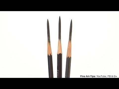 How to Sharpen a Pencil Like a Boss for Drawing  Narrated