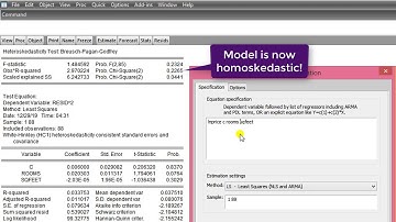 (EViews10): Heteroskedasticity and Robust Standard Errors   #vcerobust #standarderors #gls #wls #ols