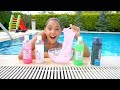 Havuzdan Ne Çıkarsa Slime Challenge! Melike İle Eğlenceli Slime Videosu