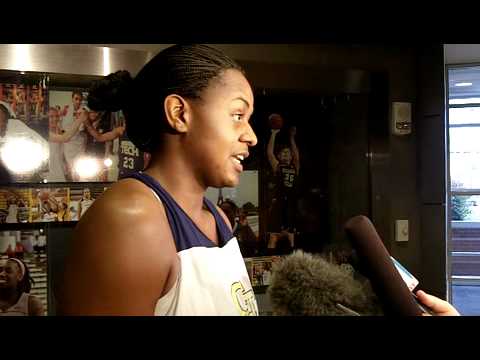 Sasha Goodlett Previews North Carolina Game with TV Media, 1/5/2011