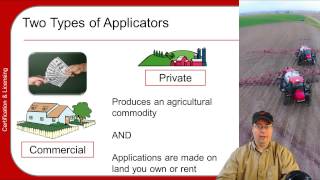 Pesticide Applicator Training Basics, part 1/5