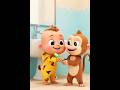 Sharing Is Caring ❤️ | Good Habits | Nursery Baby Cartoon #3danimation #kidssong #cartoon #shorts