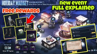 Pubg Mobile New Event Holiday Market Full Explained | Get Free Permanent Rewards