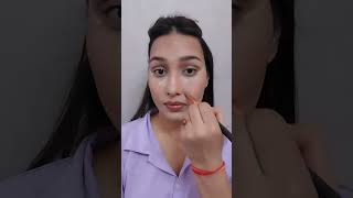 Trying face contour highlighting technique #makeuphacks #highlight #yt