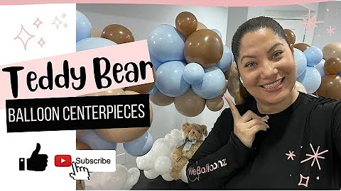 Transform Your Baby Shower With These DIY Teddy Bear Balloon Centrepieces