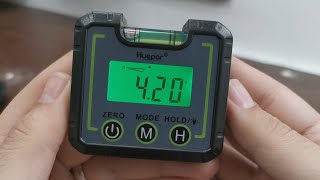 Huepar AG01 Digital Level Angle Gauge Inclinometer - review and test screenshot 4