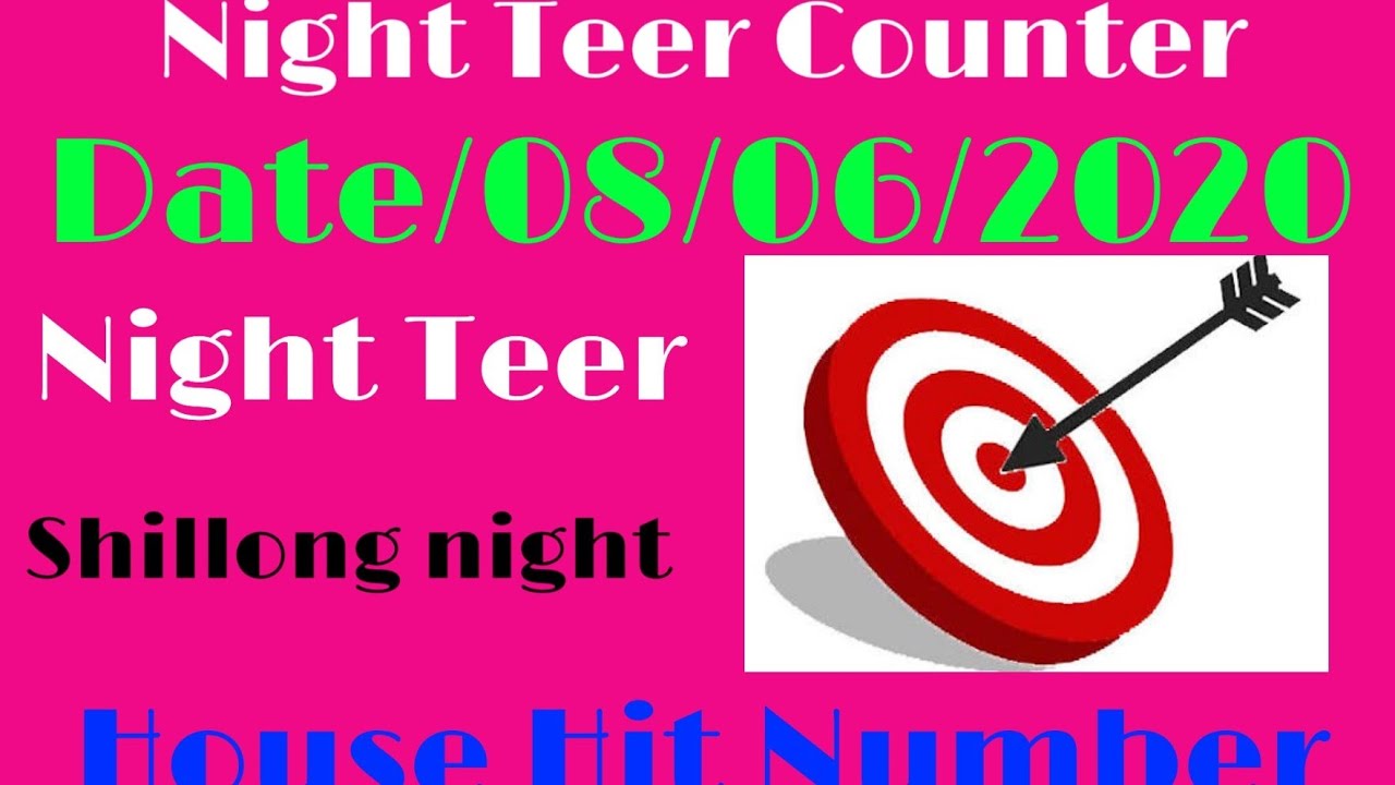Night Teer,(Date/08/06/2020) Shillong night Teer YouTube