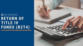 Return of Title IV Funds (R2T4) by UTA Financial Aid & Scholarships 1,424 views 3 years ago 1 minute, 46 seconds