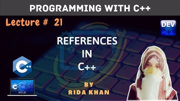 Learn C++ tutorial part 21 in hindi/urdu References in C plus plus| By Rida Khan | SSTLab