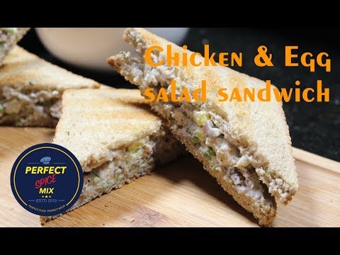 Chicken & Egg Salad sandwich- Easy home made egg salad and chicken sandwich