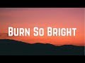 Bella Thorne - Burn So Bright (Lyrics)