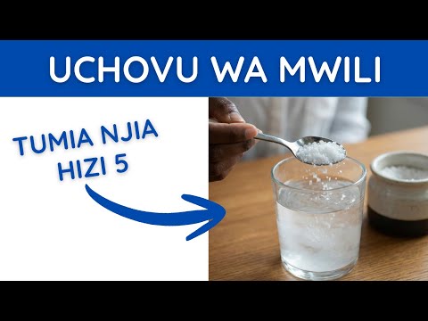 Ondoa UCHOVU Bila Dawa 