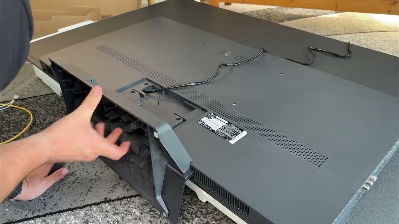 TVFuß Montage und Kabelmanagment LG OLED65C27LA TV 164 cm (65 Zoll) OLED evo Fernseher