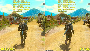 GTX 1080 Vs GTX 980 TI Overclocked The Witcher 3 Frame Rate Comparison