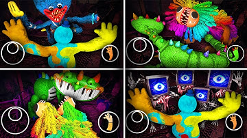 DOEY vs ALL BOSSES -  Poppy Playtime Chapter 5 - What If I Become as Doey