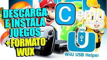 INSTALA JUEGOS PARA CEMU EN FORMATO WUX 2023 ✅ CEMU Emulador de Wii U para PC Gama Baja