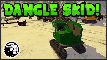 (Farming Simulator 2015 Logging) - MP102 - Dangle Loader Plays Skidder