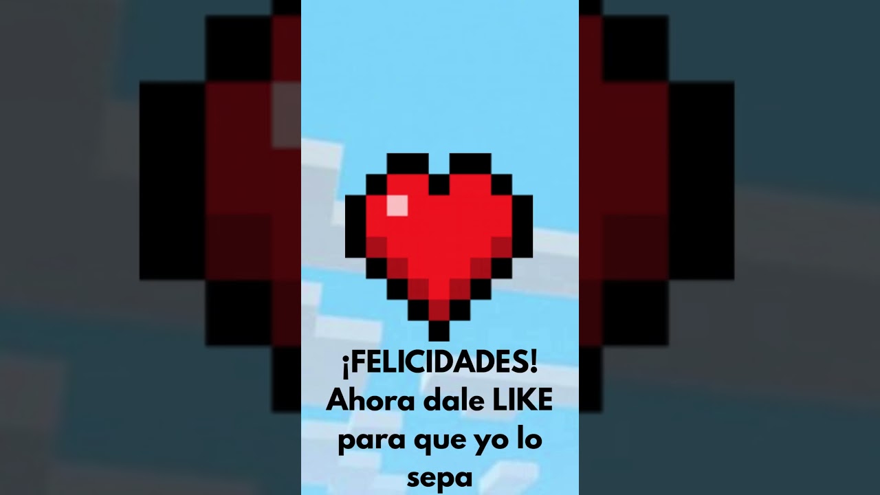 COMPLETA EL CORAZÓN!! #minecraft