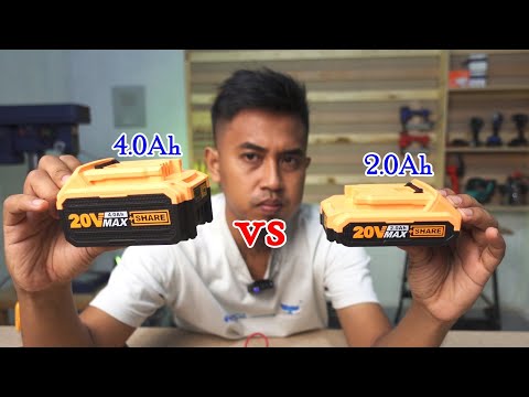 Video: Apa perbedaan antara baterai 1,5 dan 2,0 Ah?