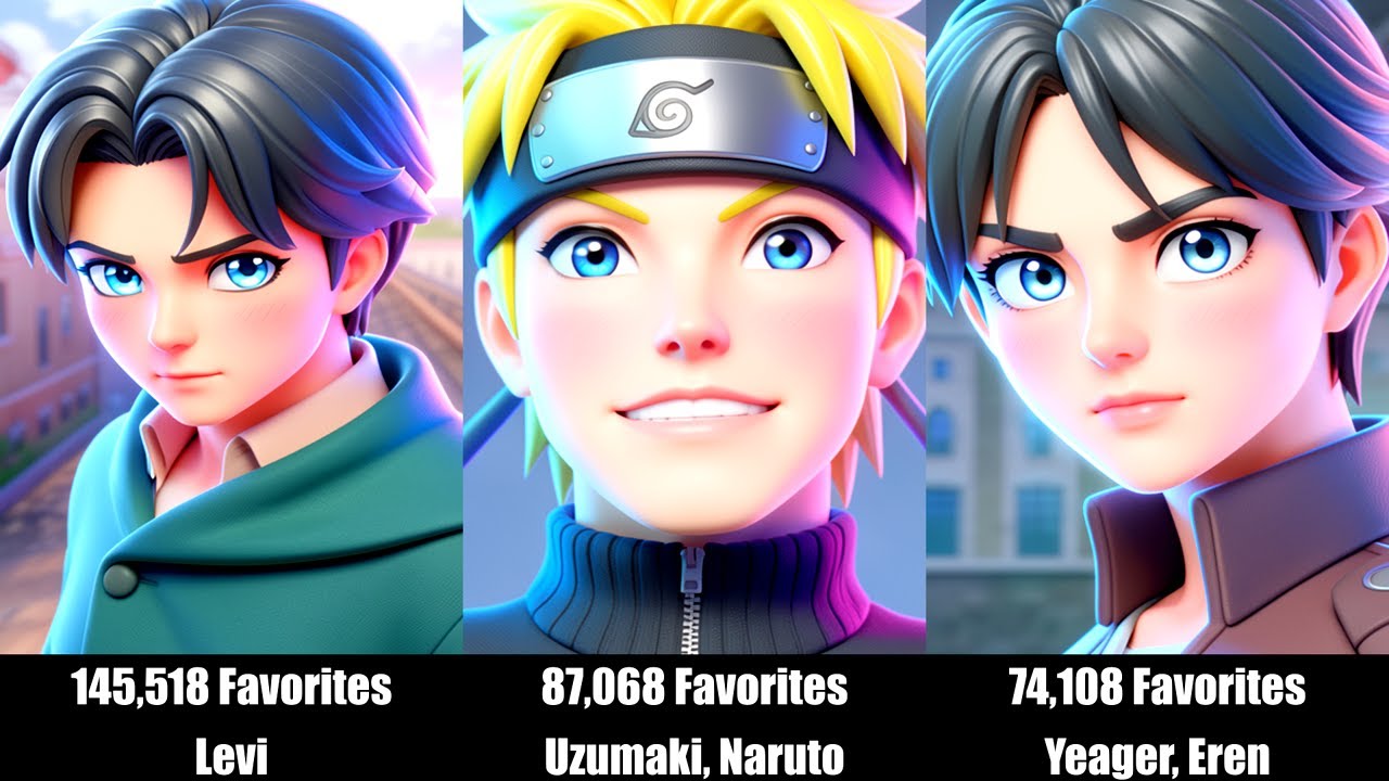 【3D】Top 50 Most Popular Anime Characters – Spring 2017 🌱🔥 | Fan Favorites Ranked