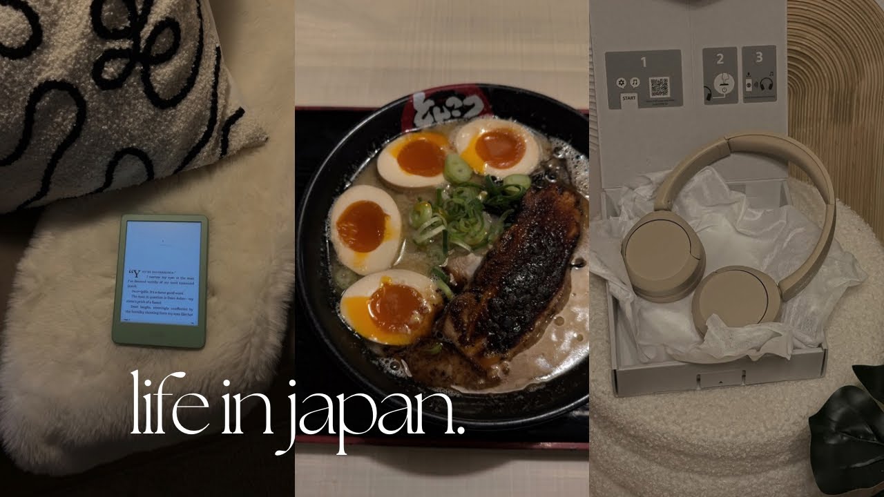 life in japan | unboxing kindle, chinese restaurant, shein haul, new headset