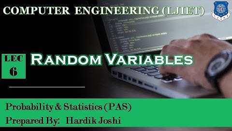 Lec 6 Random Variables