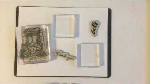 Quick Tip  How to get Clear Mount Stamps to Stick to Acrylic Blocks