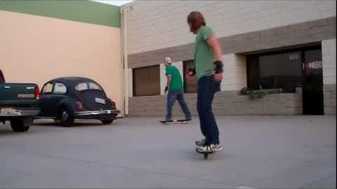 Tim Fox & Rob Cruz Flatground Tricks AXIS Casterboarding Parking Lot Practice Sesh #1