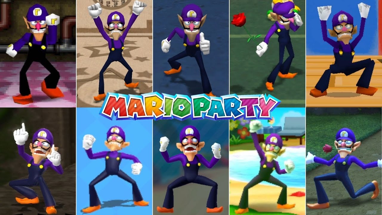 mario party 8 waluigi