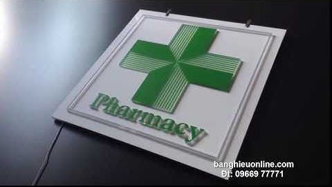 Bảng Hiệu nhà thuốc - Đt: 09669 77771