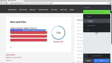 The Progress Bar customization in WP Visual Composer
