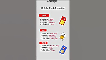 अपनी सिम कार्ड का नंबर कैसे निकाले || Mobile sim information ℹ️ #simcard #shorts