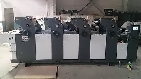 4 COLOR OFFSET PRINTING MACHINE UNIT TYPE 18x24 SIZE NON WOVEN BAG PRINTING ZONGRUI