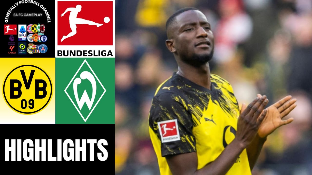 Borussia Dortmund vs SV Werder Bremen 17.Spieltag Bundesliga | Fußball Highlights
