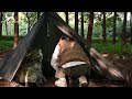 来、一緒に登山杖を使ってテントを立てよう！