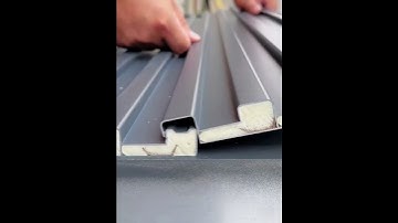 Aluminum alloy insulated roof tile fixing process- Good tools and machinery make work easy