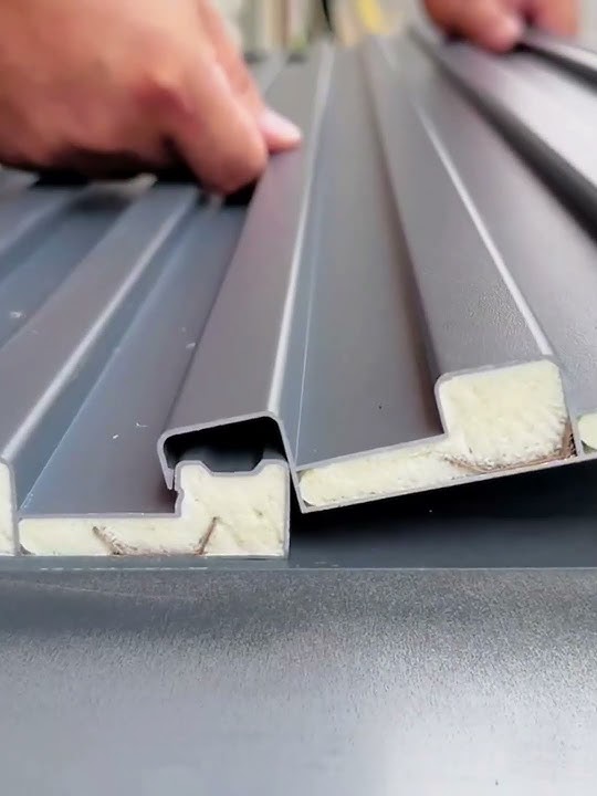 Aluminum alloy insulated roof tile fixing process- Good tools and machinery make work easy